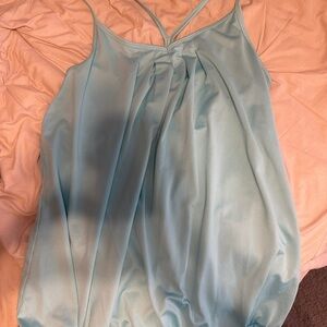 Light Blue Strappy Top